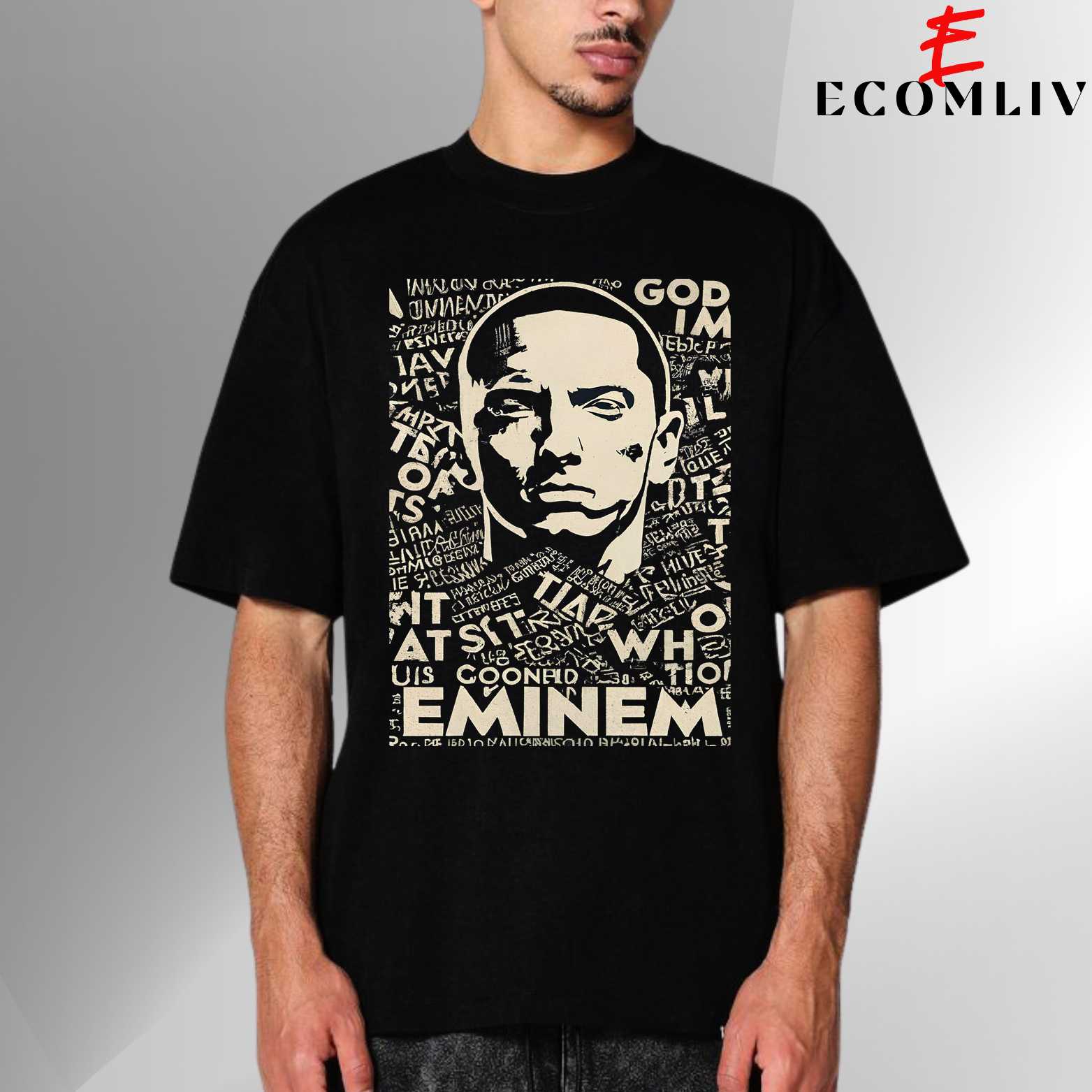 Eminem Retro T Shirt, Unisex Hip Hop Shirt
